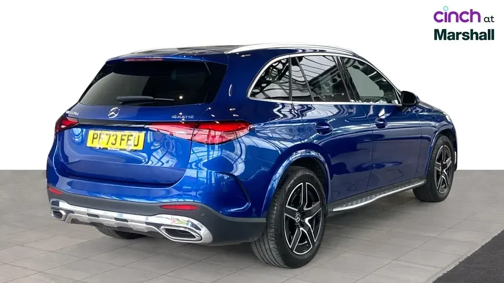 Used Mercedes GLC220 AMG line 197 HP (144 kW) 2023 Spectral blue metallic SUV