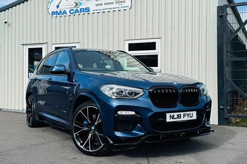Blue Used 2018 BMW X3 M Sport SUV | £24,995 (Good price) - Image 1/1