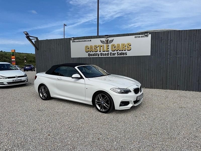 White Used 2017 BMW 218 M Sport Cabriolet | £12,695 (A bit pricey) - Image 1/4