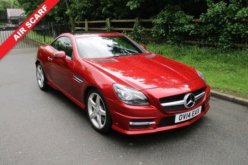 Red Used 2014 Mercedes SLK200 AMG Cabriolet | £8,495 (Fair price) - Image 1/1