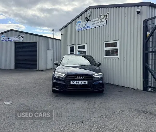 Used Audi A3 S-Line 116 HP (85 kW) 2019 Blue Sedan