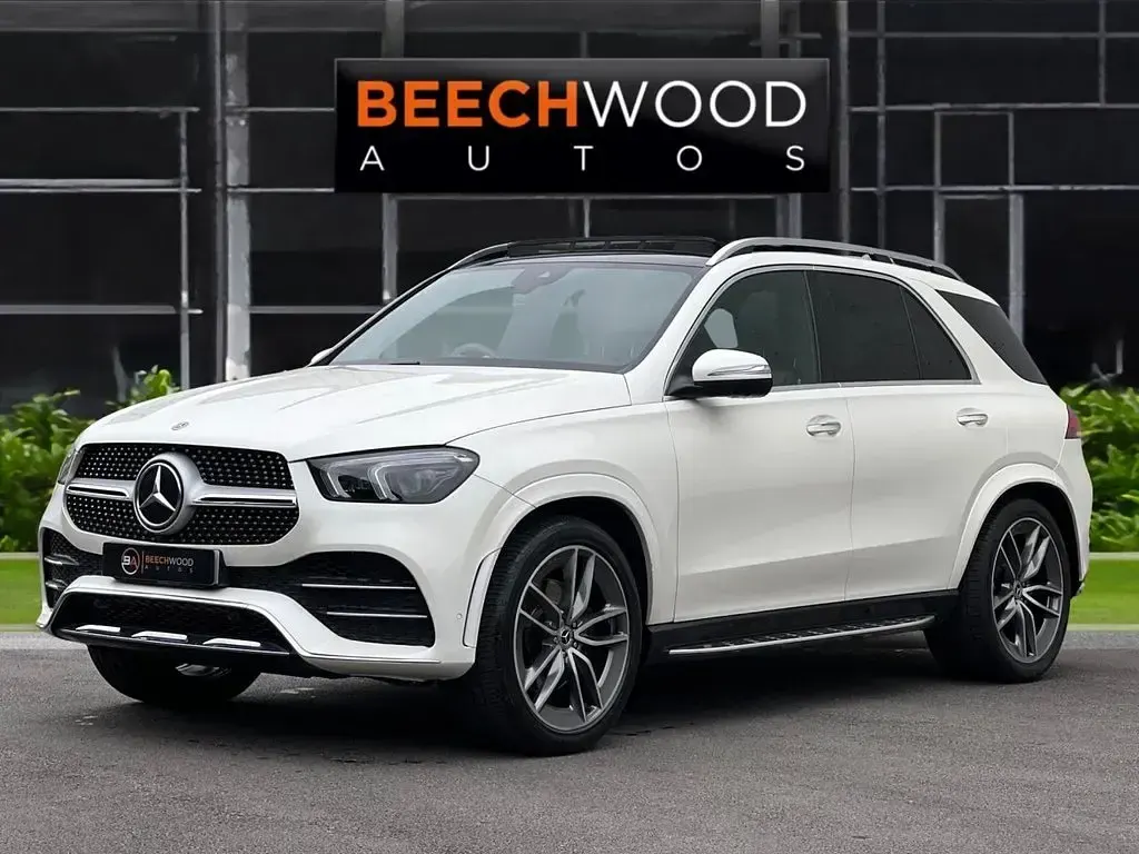 Used Mercedes GLE400 AMG line 325 HP (239 kW) 2019 White SUV