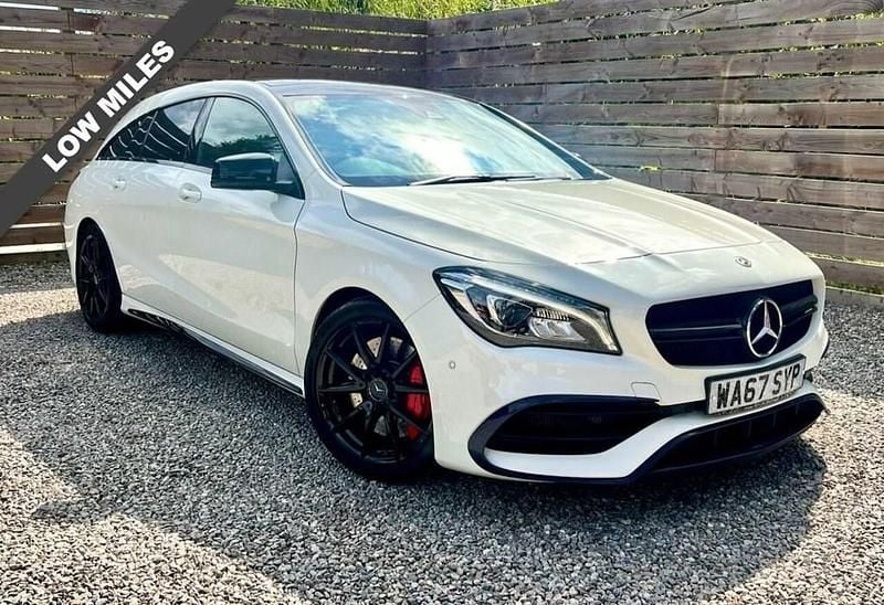 White Used 2017 Mercedes CLA45 AMG Shooting Brake AMG Estate | £20,995 - Image 1/4