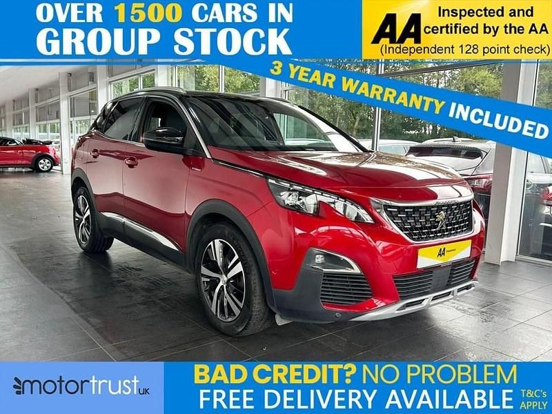 Used Peugeot 3008 GT-line 130 HP (95 kW) 2020 Red SUV