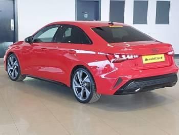 Used Audi A3 Black Edition 150 HP (110 kW) 2025 Red Sedan