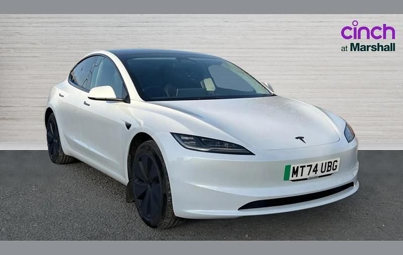 Used Tesla Model 3 Long Range RWD 231 kW (315 HP) 2024 White Sedan