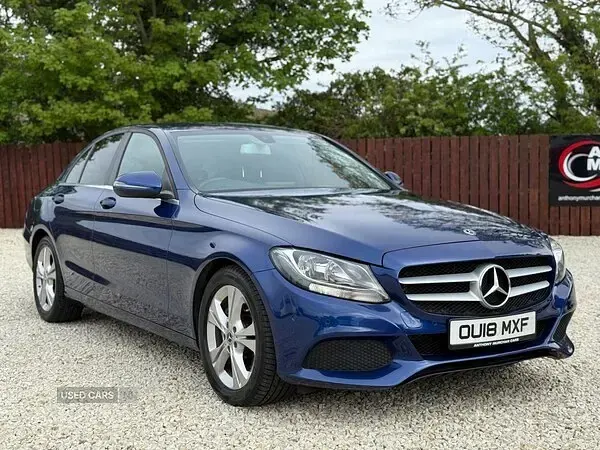 Used Mercedes C220 Executive 2018 Blue Sedan