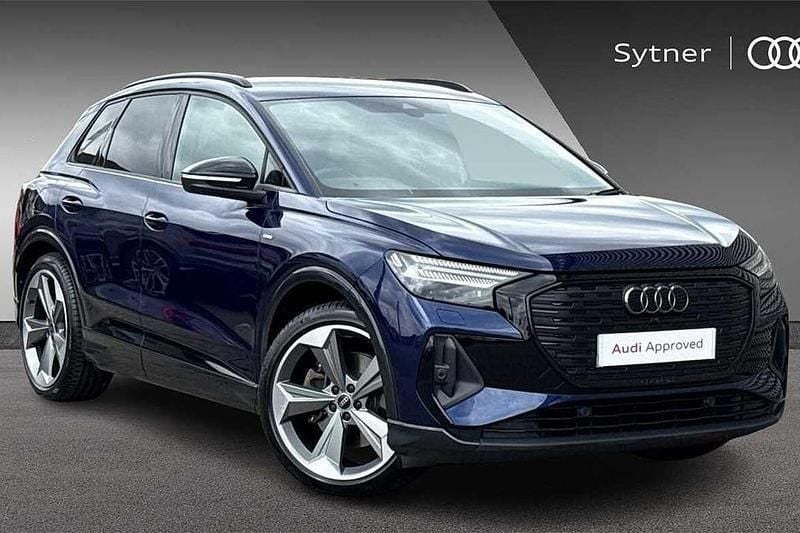 Blue Used 2023 Audi Q4 e-tron Black Edition SUV | £36,750 (A bit pricey) - Image 1/4