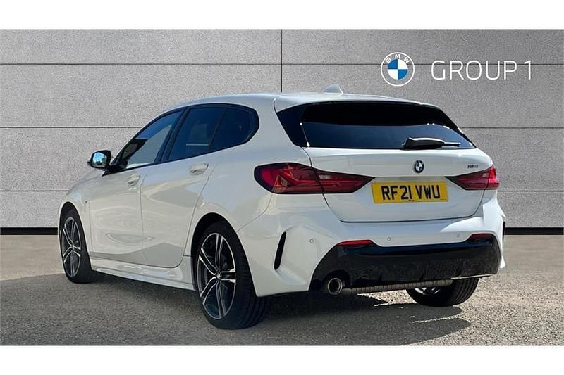 Used BMW 118 M Sport 136 HP (100 kW) 2021 White Hatchback