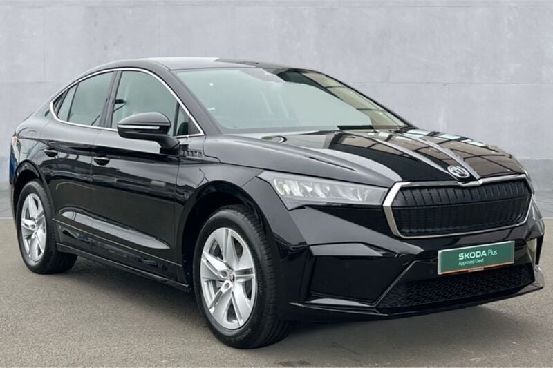 Black magic pearl effect Used 2024 Skoda Enyaq iV SUV | £26,990 (Fair price) - Image 1/4