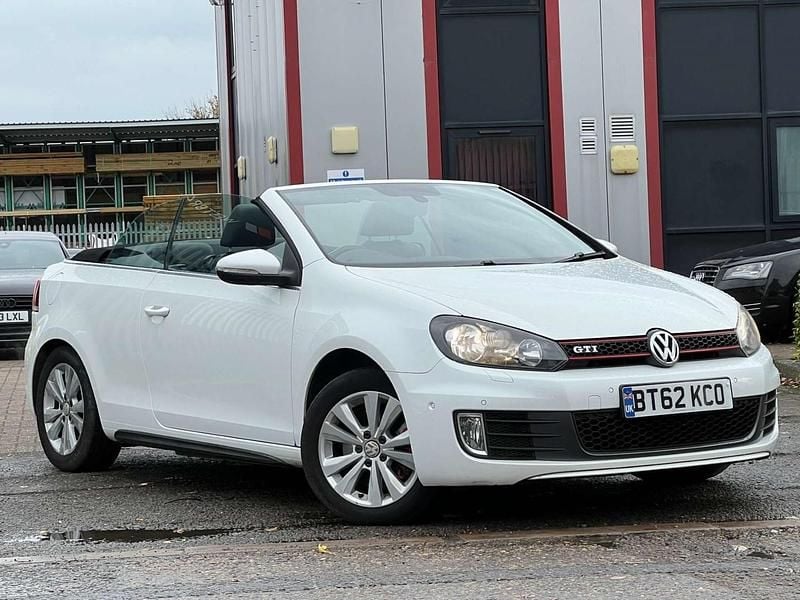 Used VW Golf Cabriolet GTI 210 HP (154 kW) 2012 White Cabriolet