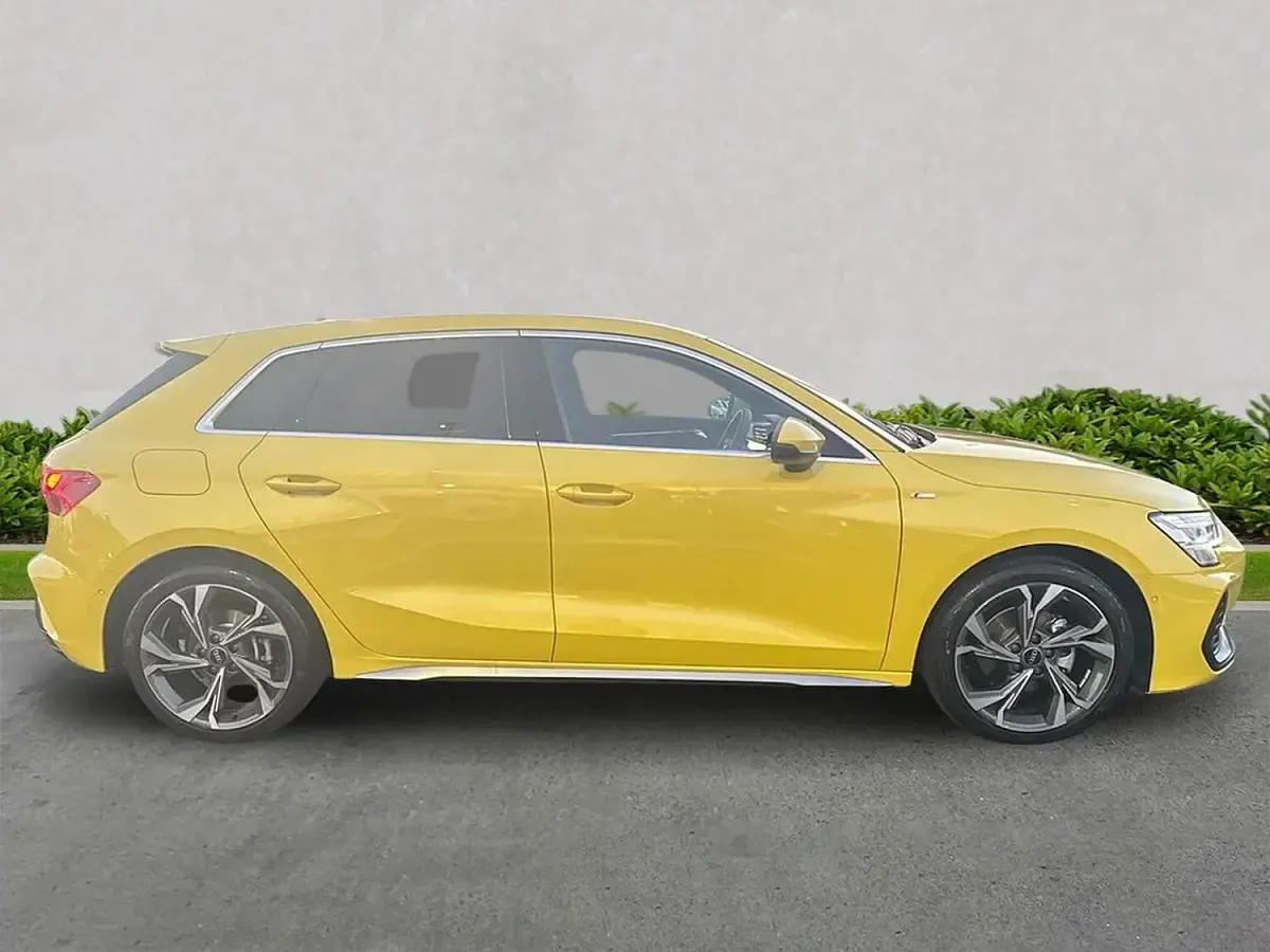 Used Audi A3 S-Line 150 HP (110 kW) 2025 Yellow Hatchback