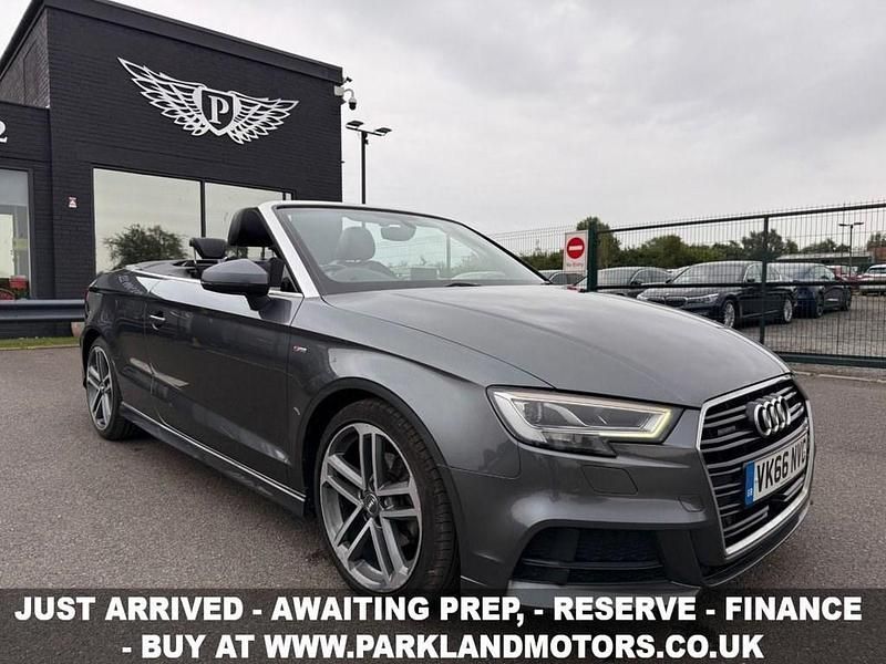 Grey Used 2016 Audi A3 Cabriolet S-Line Cabriolet | £10,323 (Fair price) - Image 1/4