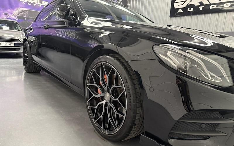 Used Mercedes E350 AMG Line Premium 299 HP (219 kW) 2018 Black Sedan