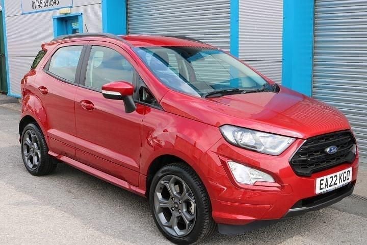 Used Ford Ecosport ST-Line 125 HP (91 kW) 2022 Red SUV