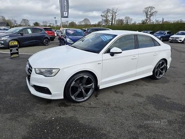 Used Audi A3 S-Line 150 HP (110 kW) 2016 White Sedan