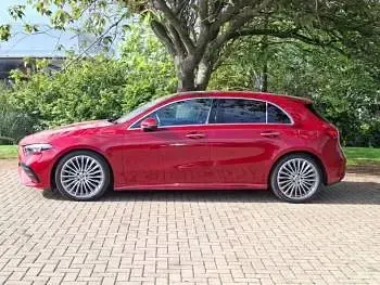 Used Mercedes A200 AMG Line Premium Plus 163 HP (119 kW) 2024 Red Hatchback