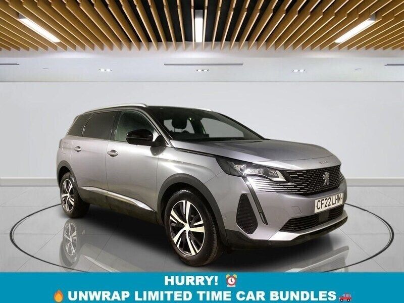 Grey Used 2022 Peugeot 5008 GT MPV | £18,199 (Good price) - Image 1/3