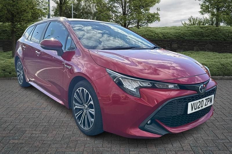 Red Used 2020 Toyota Corolla Design Estate | £17,985 (Good price) - Image 1/4