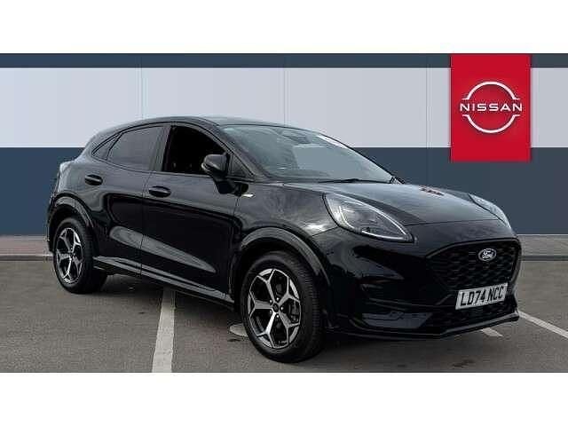 Black Used 2024 Ford Puma Gen-E ST-Line SUV | £21,499 (A bit pricey) - Image 1/4