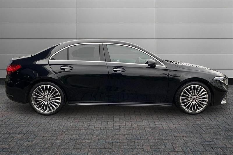 Used Mercedes A200 AMG Line Premium Plus 163 HP (119 kW) 2025 Cosmos black Sedan