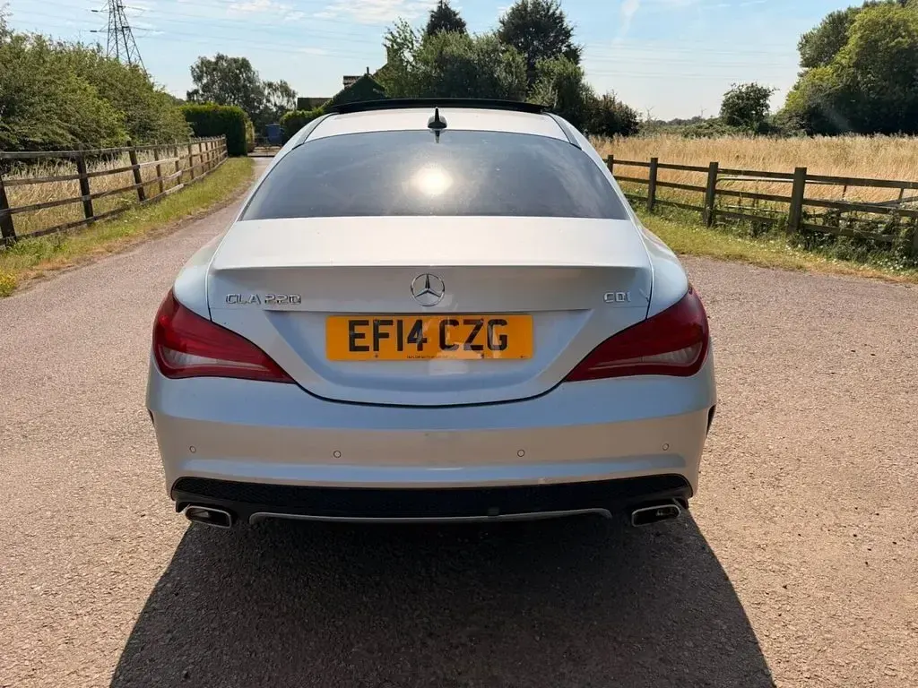 Used Mercedes CLA220 AMG 170 HP (125 kW) 2014 Silver Coupe