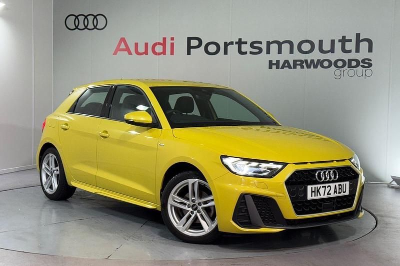 Yellow Used 2022 Audi A1 Sportback S-Line Hatchback | £19,990 (Fair price) - Image 1/3