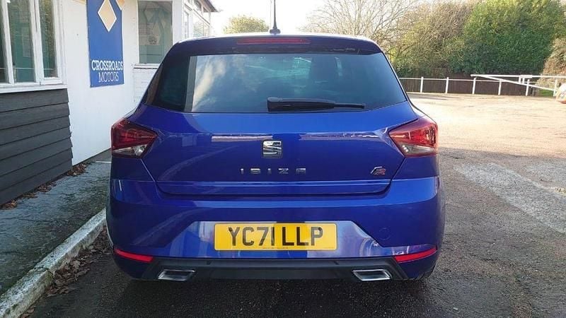 Used Seat Ibiza FR 95 HP (69 kW) 2021 Blue Hatchback