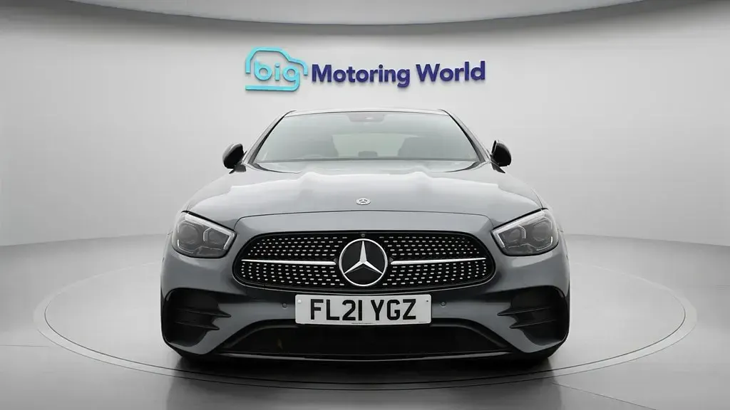 Used Mercedes E220 AMG line 194 HP (142 kW) 2021 Grey Sedan