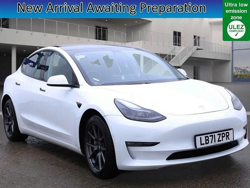 Used Tesla Model 3 Long Range AWD 366 kW (498 HP) 2021 White Sedan