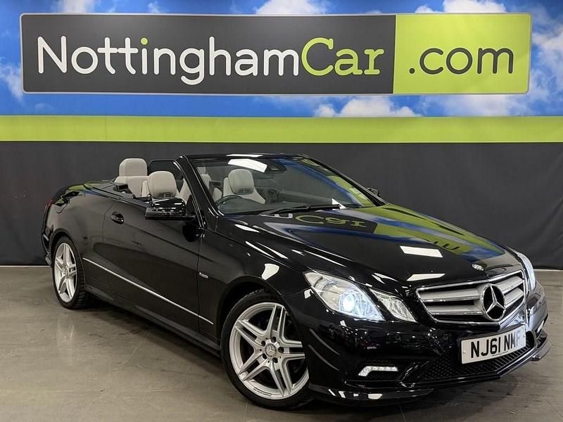 Used Mercedes E220 Sport Edition 170 HP (125 kW) 2011 Black Cabriolet