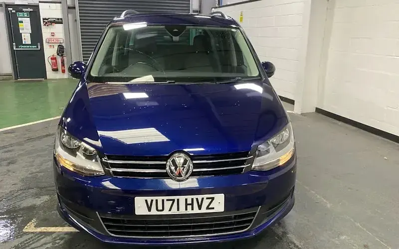 Used VW Sharan SE 150 HP (110 kW) 2021 Blue MPV