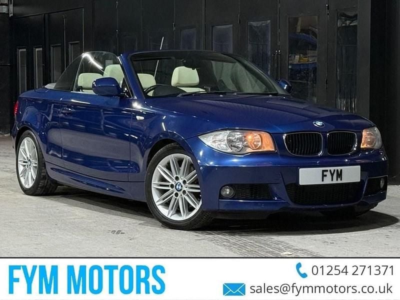 Used BMW 120 Cabriolet M Sport 177 HP (130 kW) 2010 Blue Cabriolet