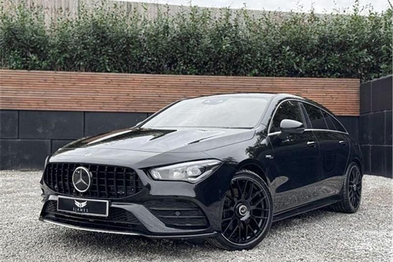 Black Used 2021 Mercedes CLA180 Shooting Brake AMG line Estate | £22,990 (Fair price) - Image 1/4