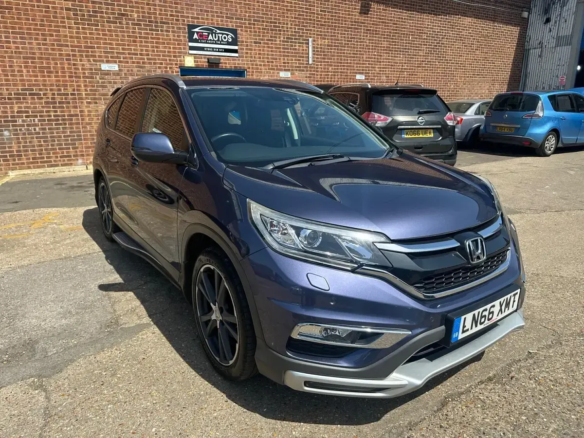 Used Honda CR-V SR 120 HP (88 kW) 2016 Blue SUV