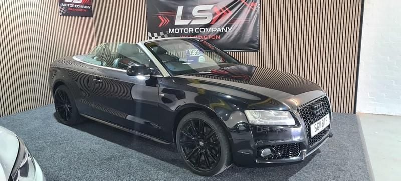 Begagnad Audi A5 Cabriolet S-Line 2011 Svart Cab