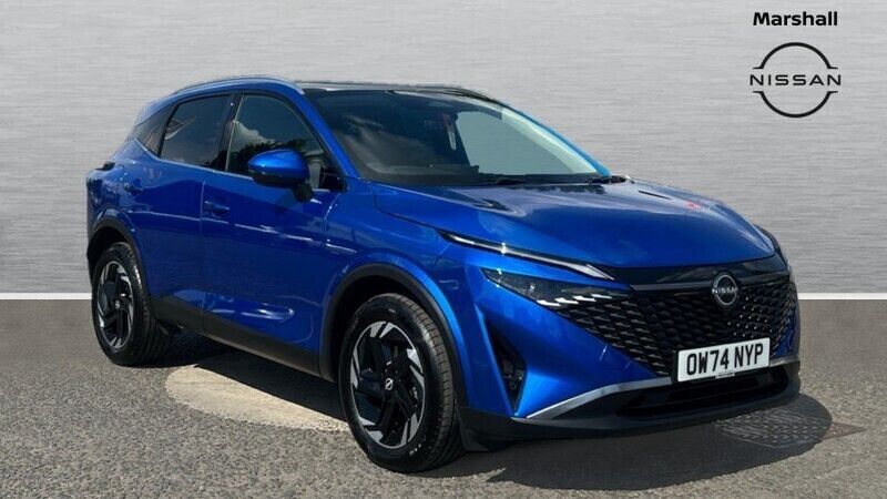 Magnetic blue Used 2024 Nissan Qashqai N-Connecta SUV | £23,774 (Expensive) - Image 1/4