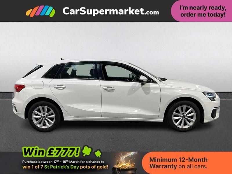 Used Audi A3 Premium 2023 White Sedan