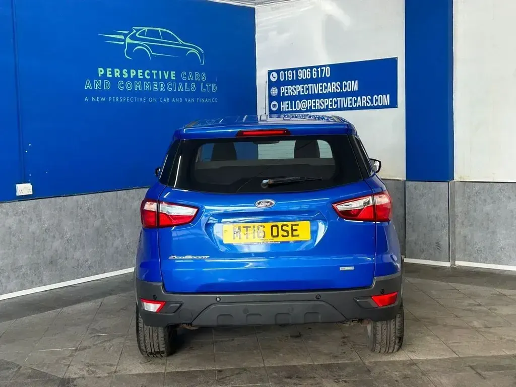 Used Ford Ecosport Zetec 125 HP (91 kW) 2016 Blue SUV