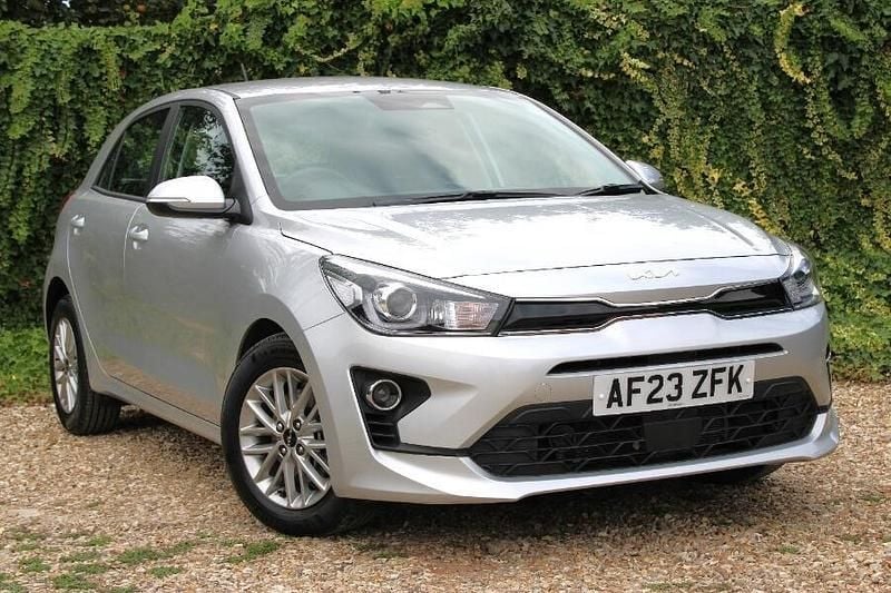 Silver Used 2023 Kia Rio Hatchback | £13,277 (Fair price) - Image 1/3