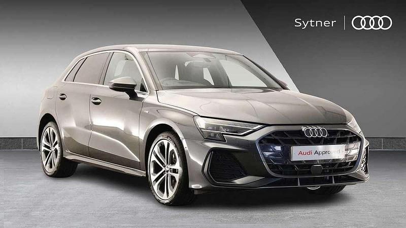 Grey New 2025 Audi A3 e-tron S-Line Hatchback | £36,500 (Expensive) - Image 1/4