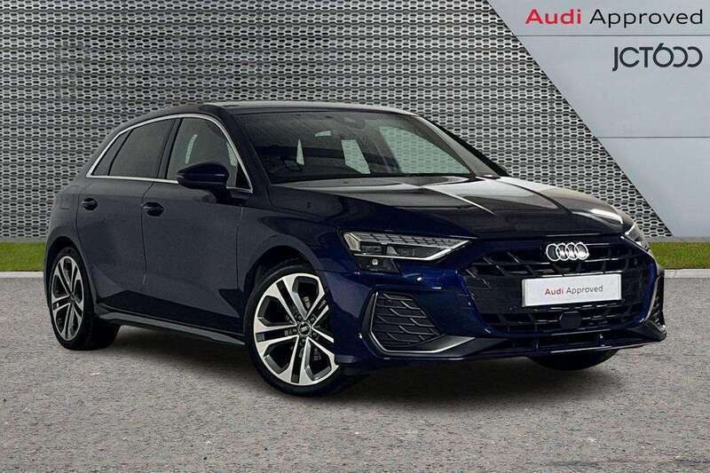 Blue Used 2024 Audi A3 S-Line Hatchback | £28,928 (A bit pricey) - Image 1/4