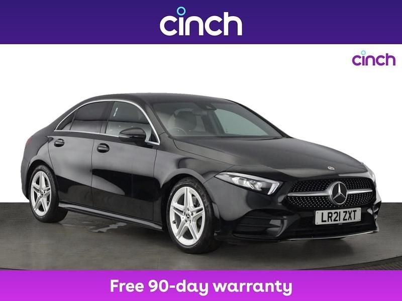 Black Used 2021 Mercedes A220 AMG line Sedan | £19,899 (Fair price) - Image 1/3