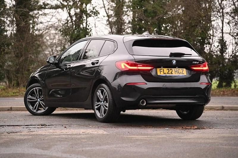 Used BMW 116 Sport Line 116 HP (85 kW) 2022 Black Hatchback