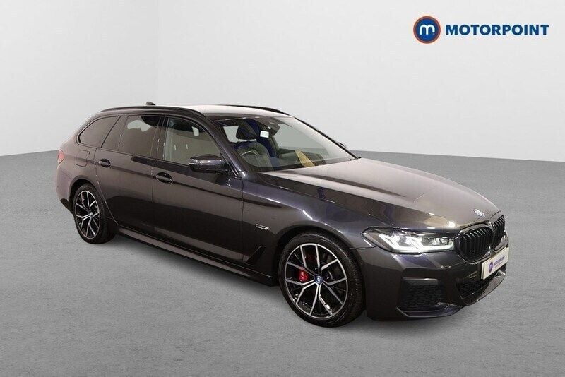 Grey Used 2022 BMW 530e M Sport Estate | £28,149 (Good price) - Image 1/4