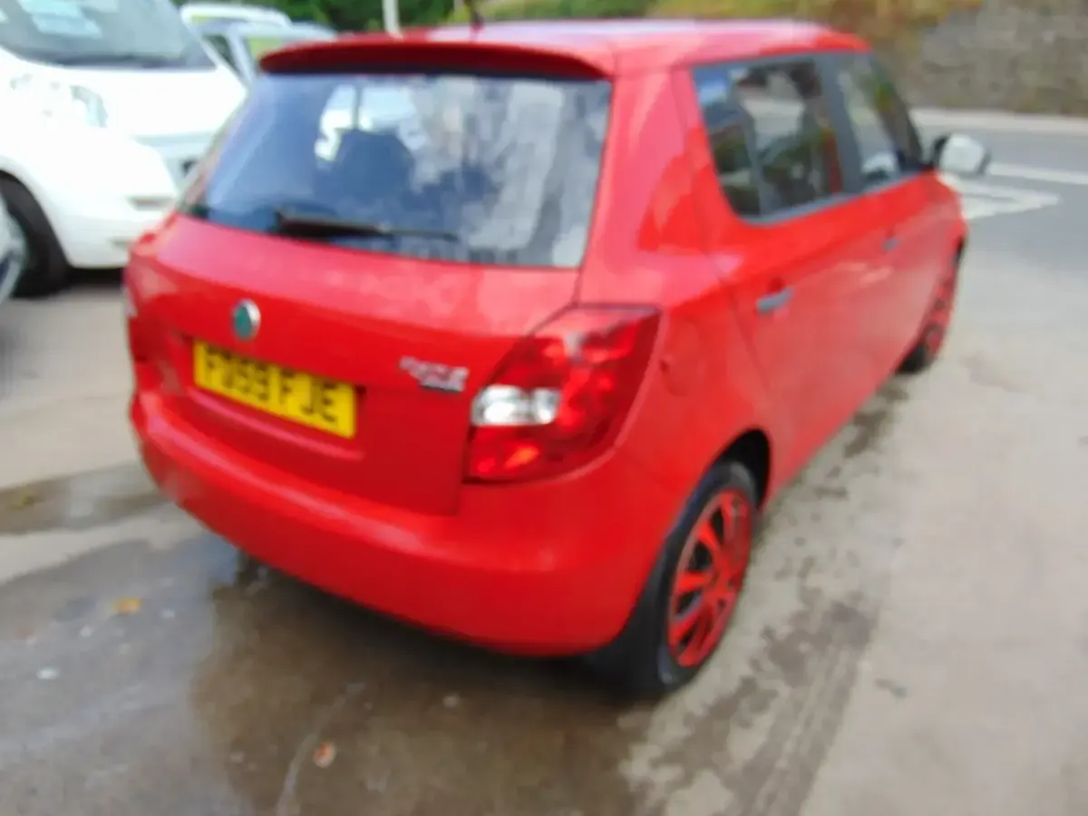 Used Skoda Fabia 2009 Red Hatchback