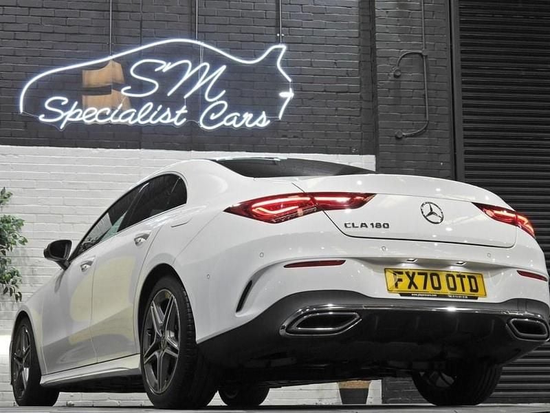 Used Mercedes CLA180 AMG line 136 HP (100 kW) 2020 White Sedan