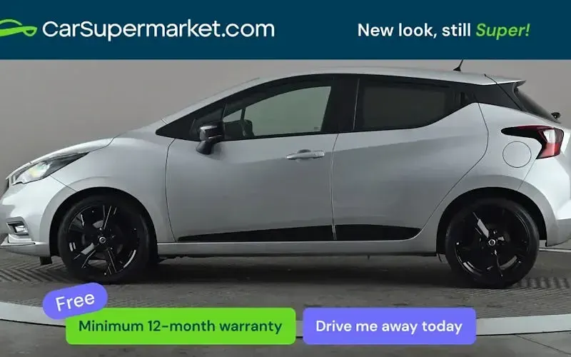 Usado Nissan Micra 92 HP (67 kW) 2022 Prateado Citadino