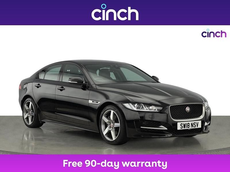Black Used 2018 Jaguar XE R-Sport Sedan | £12,249 (Fair price) - Image 1/3