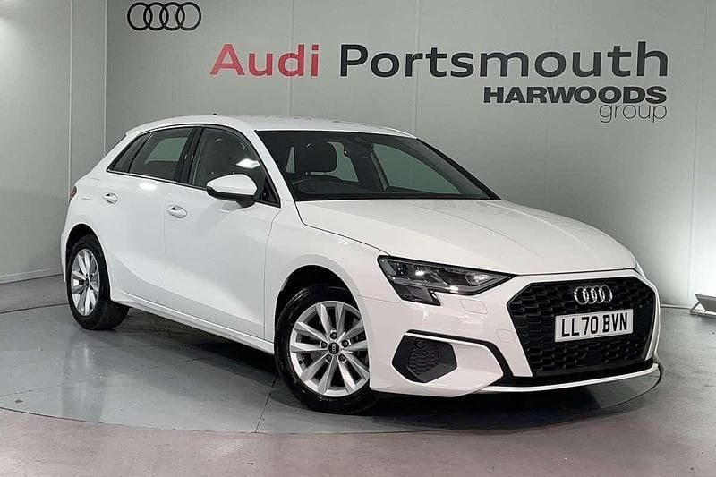 White Used 2020 Audi A3 Hatchback | £16,490 (Fair price) - Image 1/4